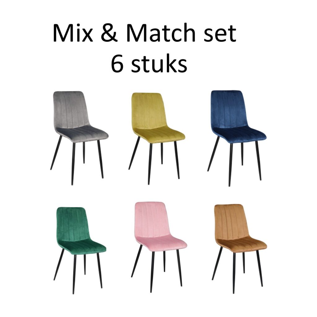 Eetkamerstoelen Sets Van 2 4 Of 6 Stuks GewoonStoel nl